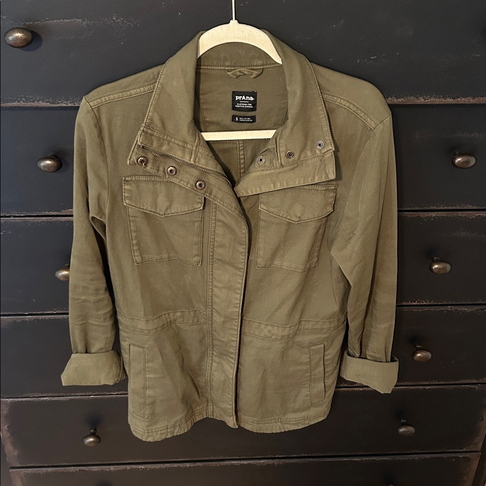 Prana Khaki Utility Jacket